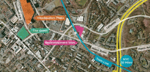 Morristown Train Station redevlopment site
